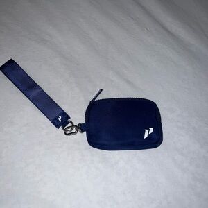 Navy Blue Key Pouch with Wrist Strap